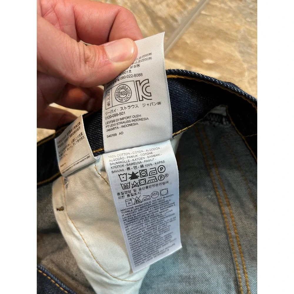Levi's 517 Bootcut Jeans Mens 44x32 Indigo Blue NWT Western Denim 00517-0216